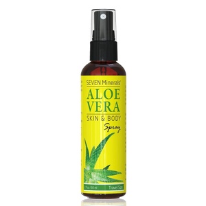 image:imageSeven Minerals Aloe Vera Spray for Body amp Hair  From Freshly Cut Organic Aloe 99 Extra Strong Easy to Apply No Thickeners So It Absorbs Rapidly No Sticky Residue  Made in USA 12 fl oz2 Fl Oz Pack of 1