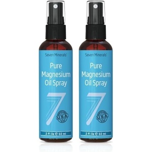 image:imageSeven Minerals Magnesium Oil Spray for Sleep Leg Cramps amp Feet Big 12 oz2 Fl Oz Pack of 2