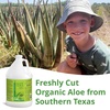 image:imageSeven Minerals Aloe Vera Gel with Freshly Cut Pure Organic Aloe  1 Gallon  HighestQuality Texas grown Vegan Unscented  For Face Skin Hair  Bulk DIY 128 Fl Oz128 Fl Oz Pack of 1