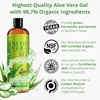 image:imageSeven Minerals Aloe Vera Gel with Freshly Cut Pure Organic Aloe  1 Gallon  HighestQuality Texas grown Vegan Unscented  For Face Skin Hair  Bulk DIY 128 Fl Oz12 Fl Oz Pack of 1