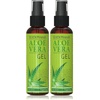 image:imageSeven Minerals Aloe Vera Gel with Freshly Cut Pure Organic Aloe  1 Gallon  HighestQuality Texas grown Vegan Unscented  For Face Skin Hair  Bulk DIY 128 Fl Oz2 Fl Oz Pack of 2